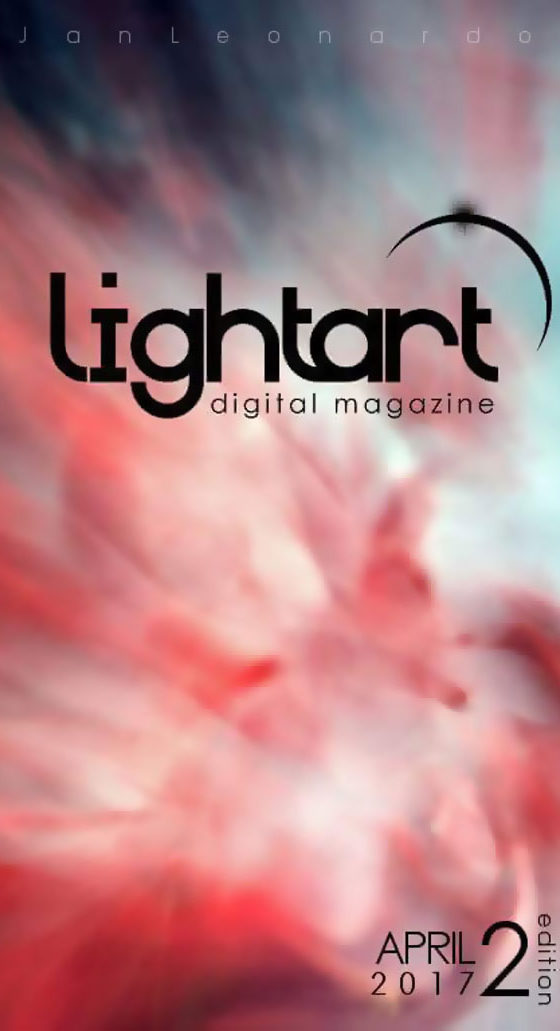 LightArt-Digital-Magazine about Light Painting Photographer JanLeonardo