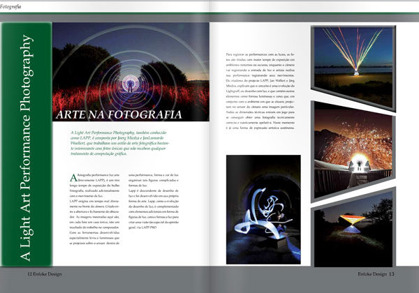 Enfoke-Design-Magazine about Light Painting Photographer JanLeonardo