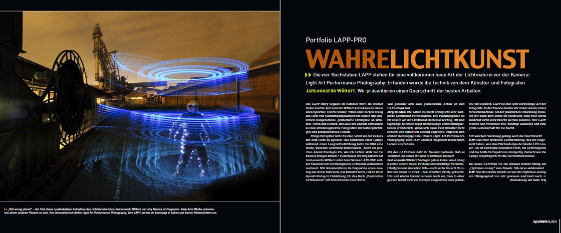 PhotoDigital-WahreLichtkunst about Light Painting Photographer JanLeonardo