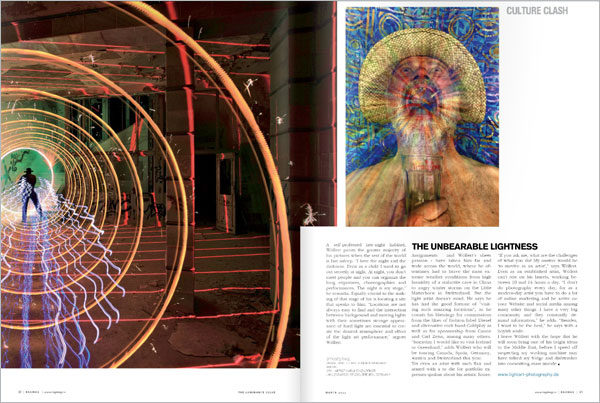 RAGMAG-Magazine about Light Painting Photographer JanLeonardo