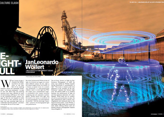 RAGMAG-Magazine about Light Painting Photographer JanLeonardo