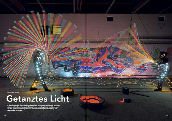 c't-spcial-Getantztes-Lichtn about Light Painting Photographer JanLeonardo