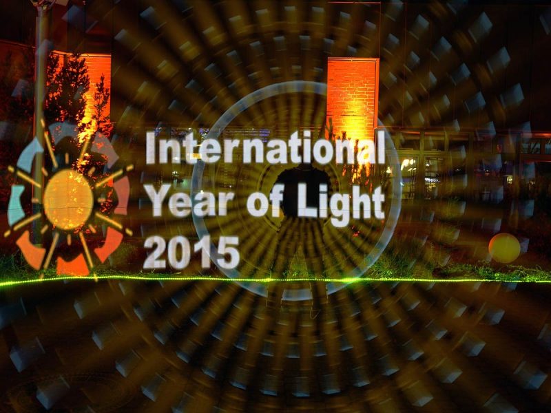 International Year of Light - Lightpainting by Lightart Photography artist JanLeonardo