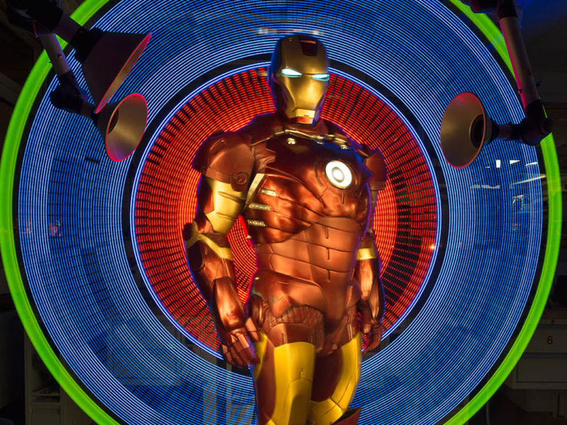 Light Painting - IronMan - by JanLeonardo Light Art Photography