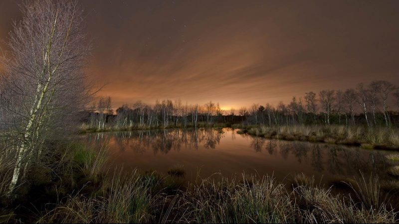 Moor Landschaft - Lightpainting by Lightart Photography artist JanLeonardo