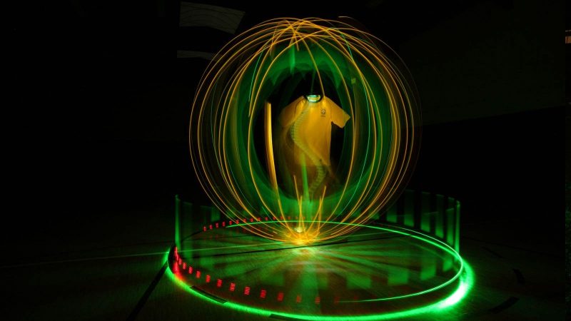 Nike Trikots - Lightpainting by Lightart Photography artist JanLeonardo